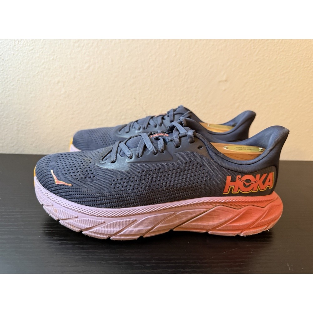 Hoka One One Arahi 7 Women's Size 7.5 B Running Shoes 1147851-NKV Blue Purple - Picture 5 of 9
